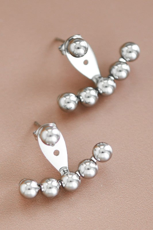 Non-tarnish Waterproof Stainless Steel Earrings-Market Grey Boutique
