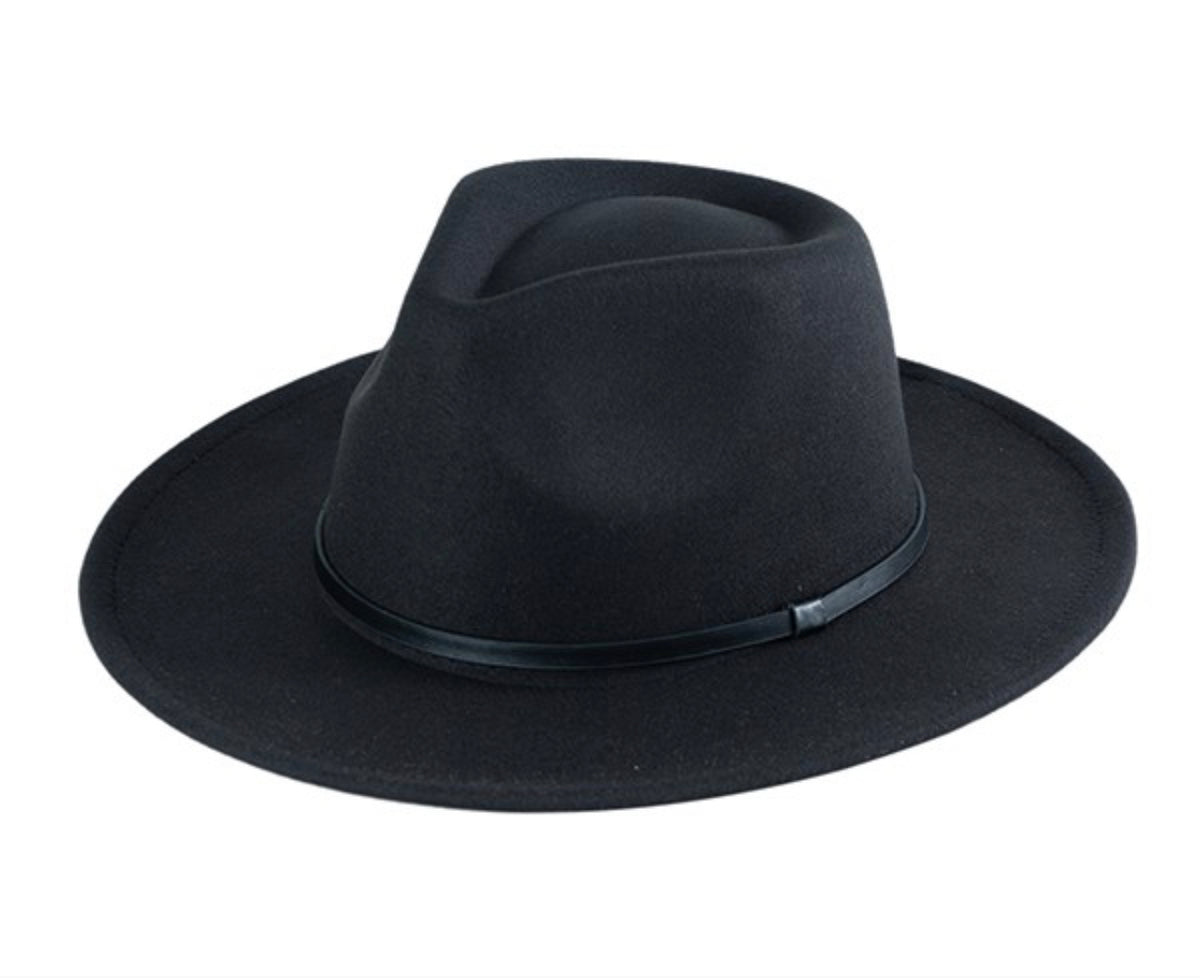 Classic Suede Felt Fedora-Market Grey Boutique