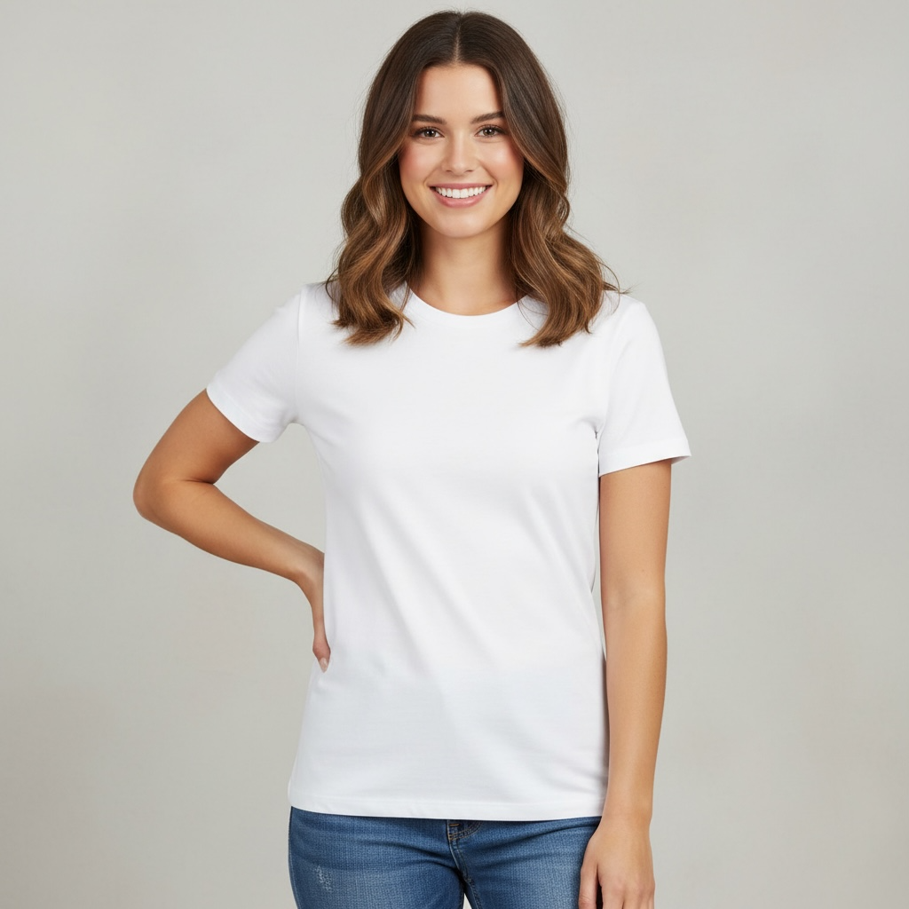 White Basic Perfect Tee-Market Grey Boutique