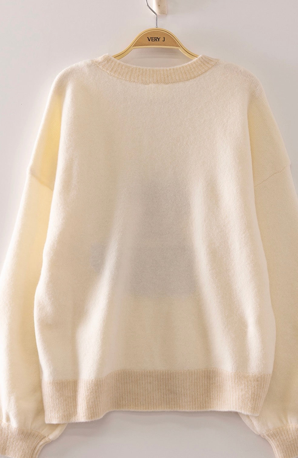 Doodle Knit Crewneck Sweater-Market Grey Boutique
