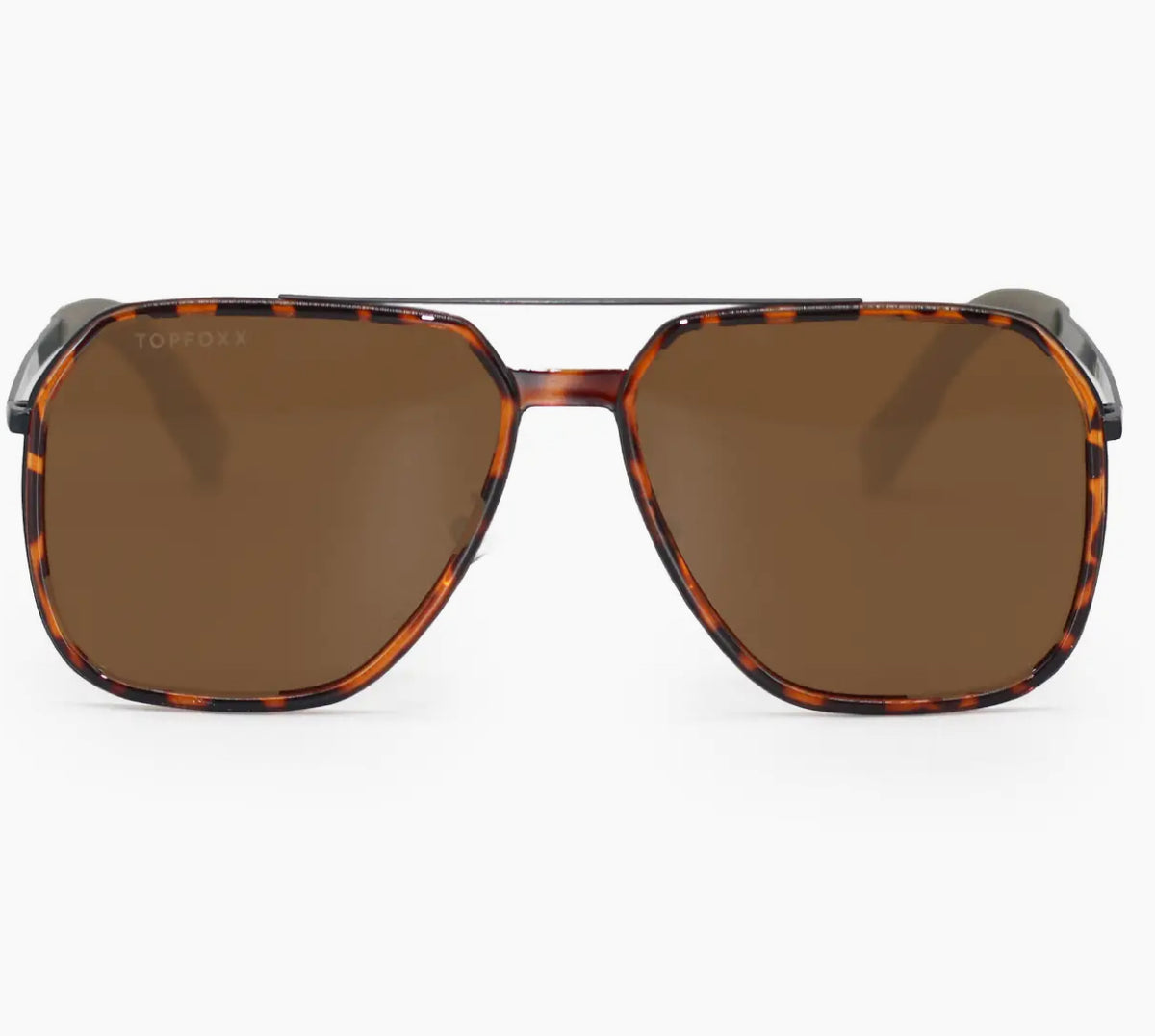 TopFoxx Nova Brown Tortoise Sunnies-Market Grey Boutique