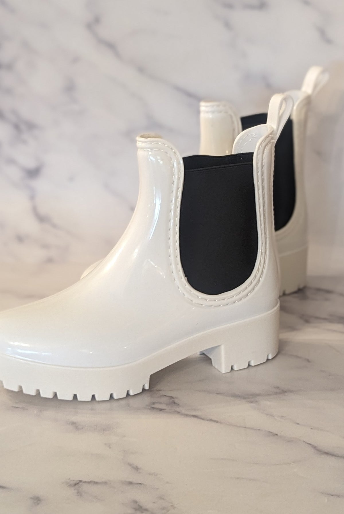 White Wellies-Market Grey Boutique