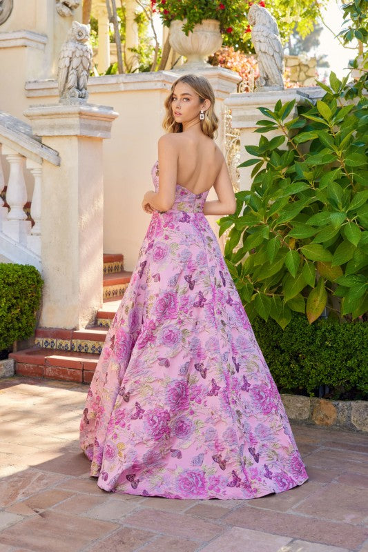 Preview Only - 2026 Pink Romance Floral Gownš¤-Market Grey Boutique