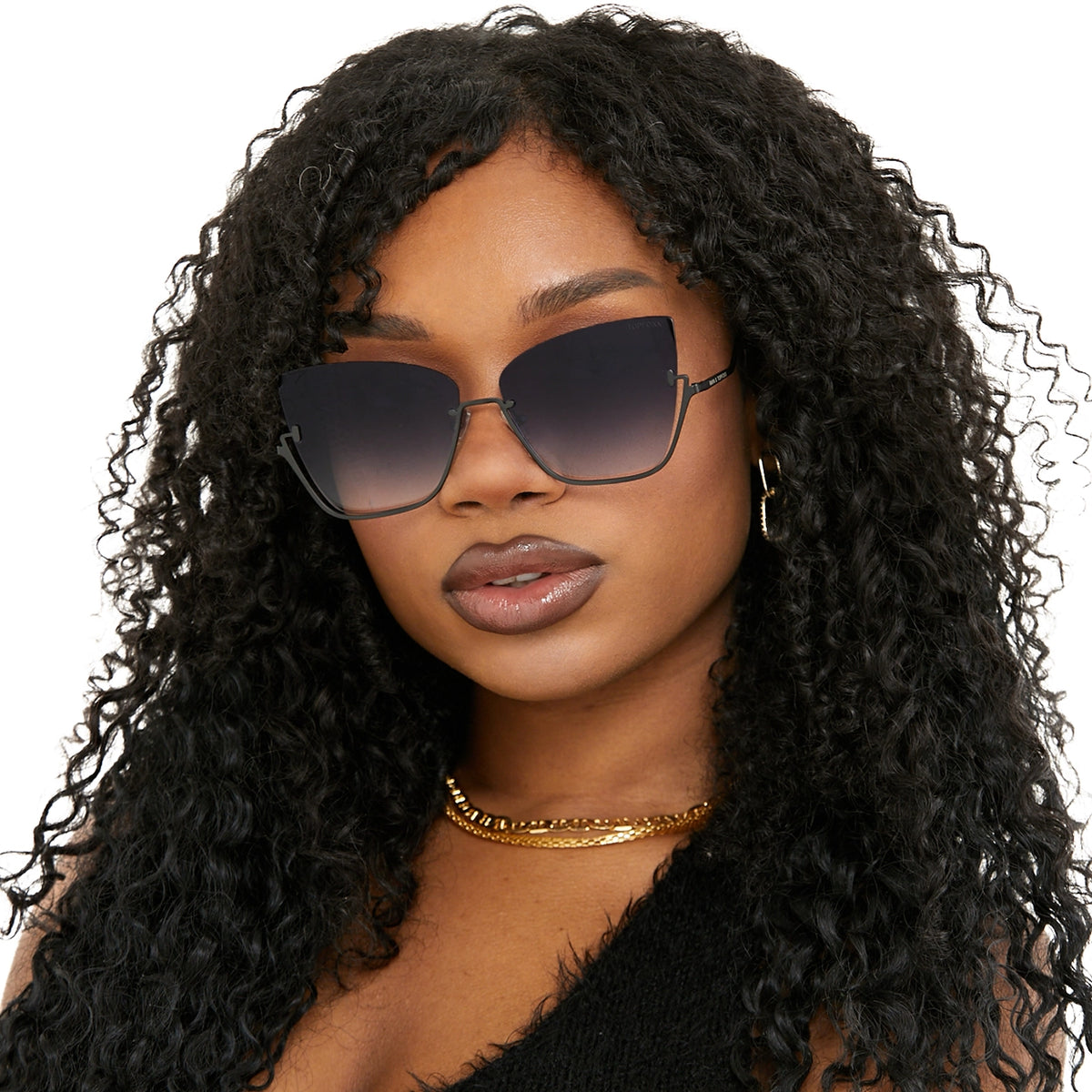 TopFoxx Vixen Sunnies-Market Grey Boutique