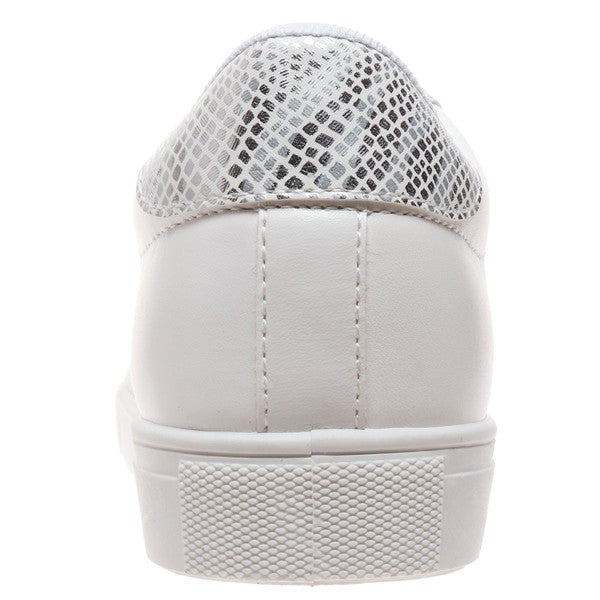 Women's Two Tone Sneaker with Star Detail-Market Grey Boutique