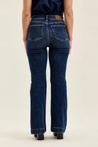 JB High Waste Petite Trouser Flare-Market Grey Boutique