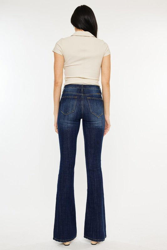 KC CELESTINE MID RISE FLARE JEANS