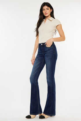 KC CELESTINE MID RISE FLARE JEANS