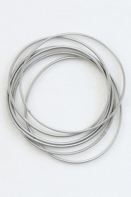 Stretchy Layered Guitar String Bracelets Sets