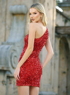 Preview only Red Aria Mini Dress-Market Grey Boutique