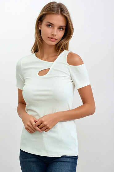 ASYMMETRIC CUT OUT TOP