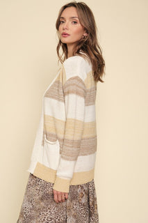 Muted Stripes Cardigan