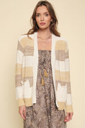 Muted Stripes Cardigan