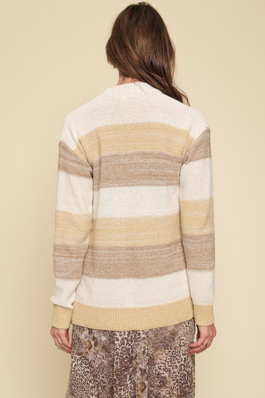 Muted Stripes Cardigan