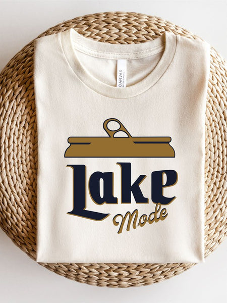 Beer Can Lake Mode Graphic Tee
