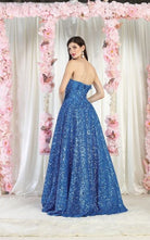 2025 Perry Blue Sequin Prom Dress🤍-Market Grey Boutique