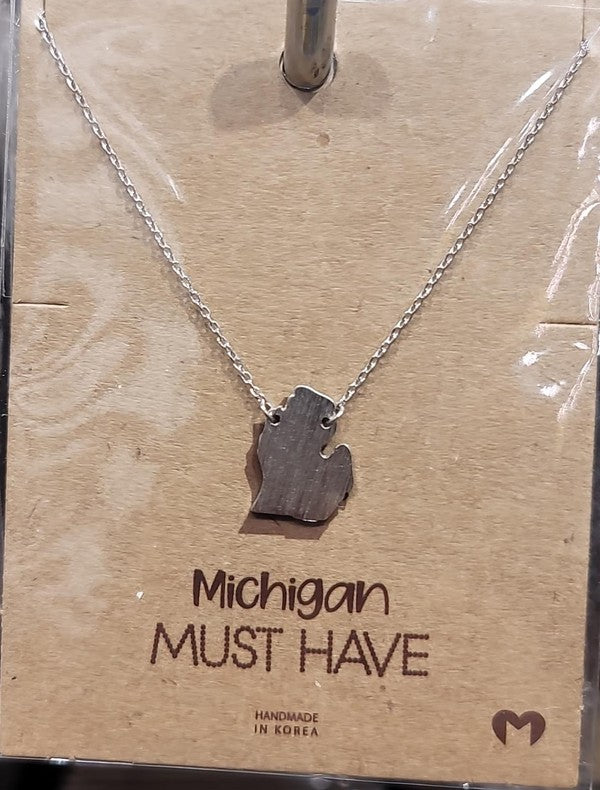 Michigan State Pendant Necklace
