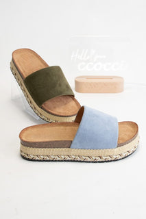 Blue Braid Wrapped Espadrille