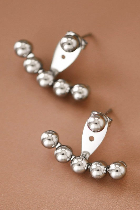 Non-tarnish Waterproof Stainless Steel Earrings-Market Grey Boutique