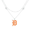 MLB Detroit Tigers Double Strand Necklace