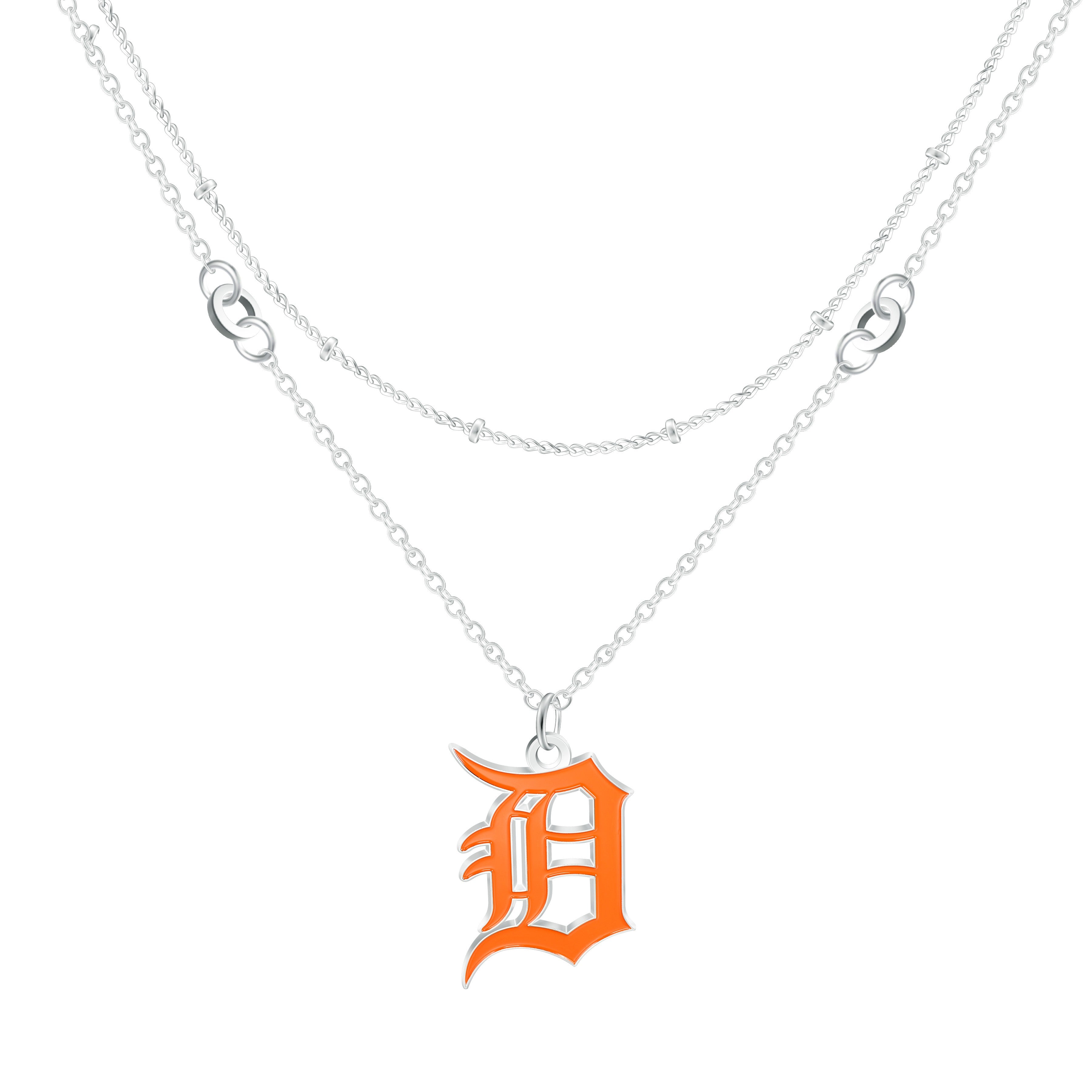 MLB Detroit Tigers Double Strand Necklace