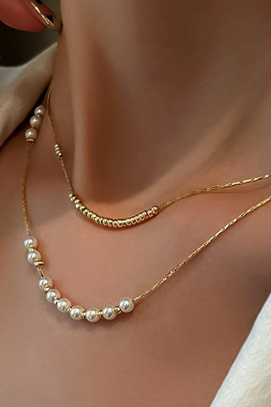 18K Gold Non-Tarnish Stainless Steel Necklace