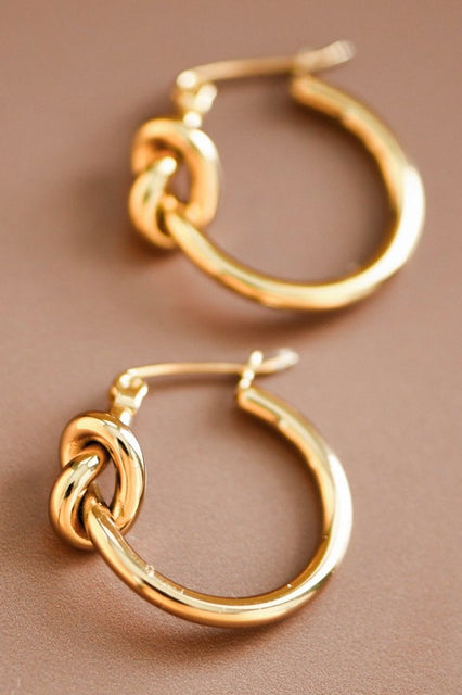 Gold Tone Stainless Hoops