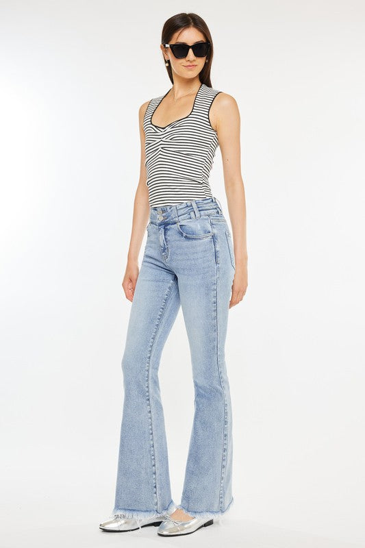 KC Jazmin High Rise Flare Jeans