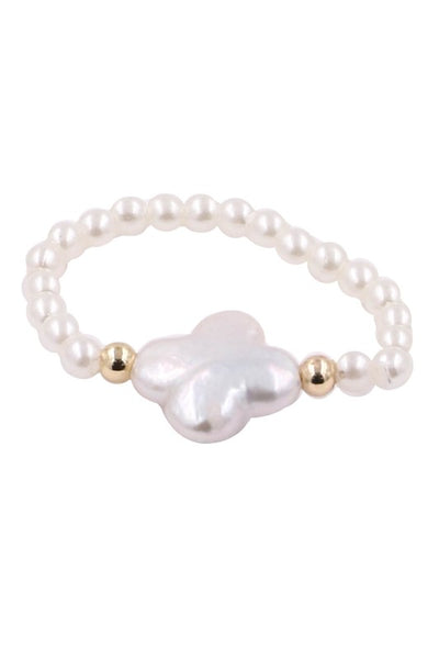 Fresh Water Pearl Quatrefoil Ring