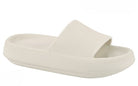 *WHITE EVA FOAM SLIDES-Market Grey Boutique