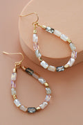 Beaded Teardrop Earrings