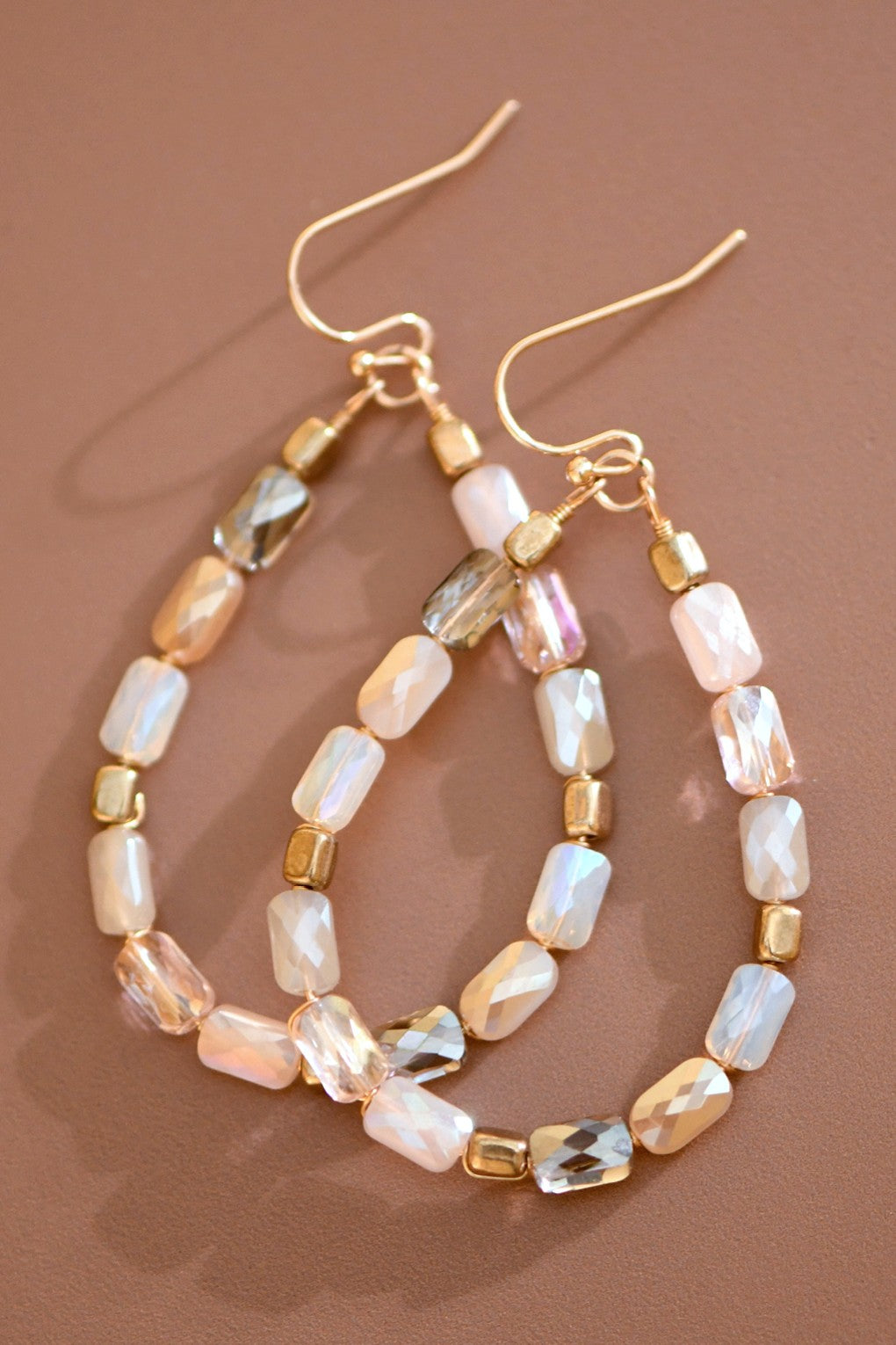 Beaded Teardrop Earrings