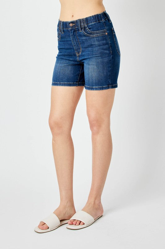 JB Elastic Waist Mid Length Shorts