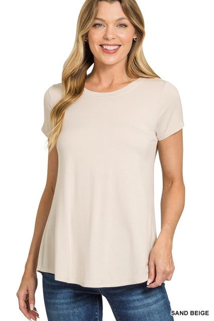 Beige Loose Fit Casual Top