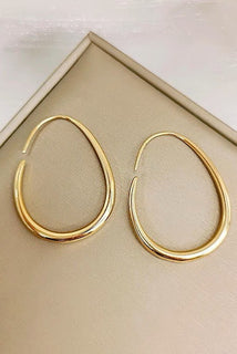 Gold 18k Stainless Steel Waterproof Tarnish Free Hoops