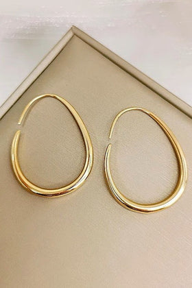Gold 18k Stainless Steel Waterproof Tarnish Free Hoops