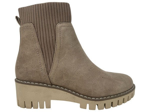 Magnolia Sweater Cuffed Slip On Boot