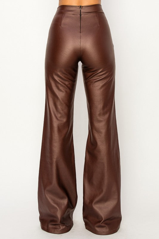 DARK COPPER HIGHWAIST PANTS