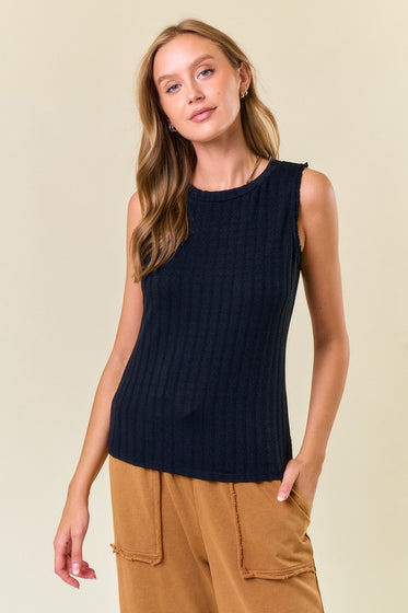 Black Fun and Flirty Tank