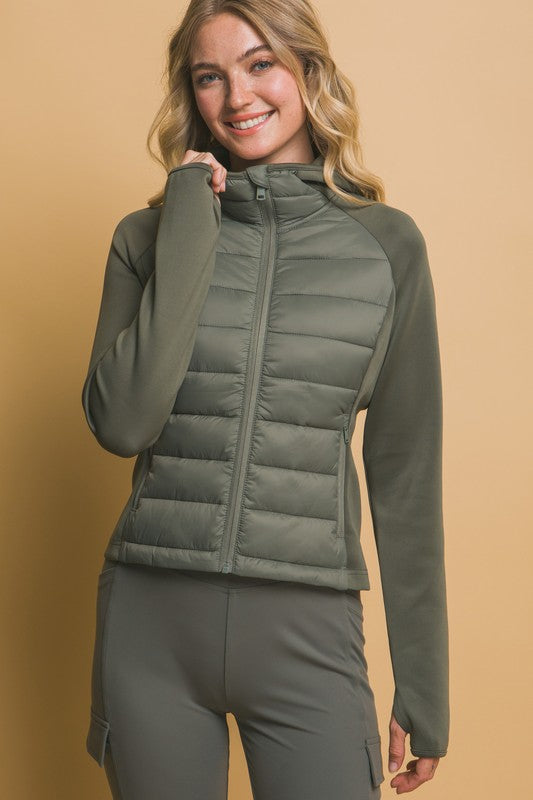 Olive Padded Jacket