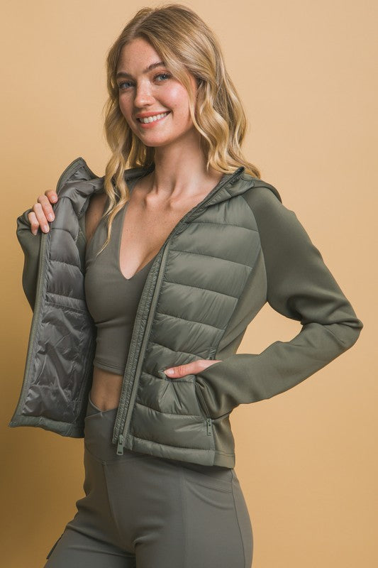 Olive Padded Jacket