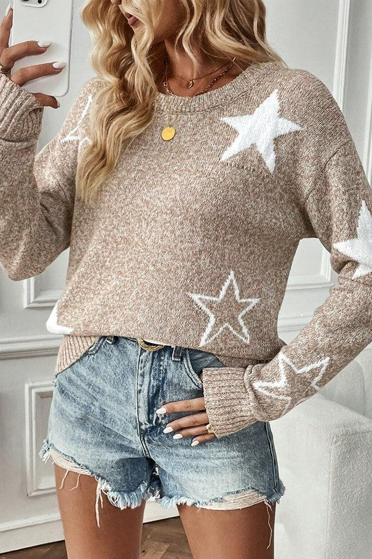 Star Pattern Sweater