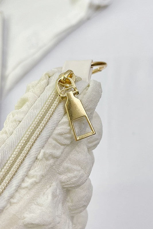 Ivory Cloud Puff Crossbody