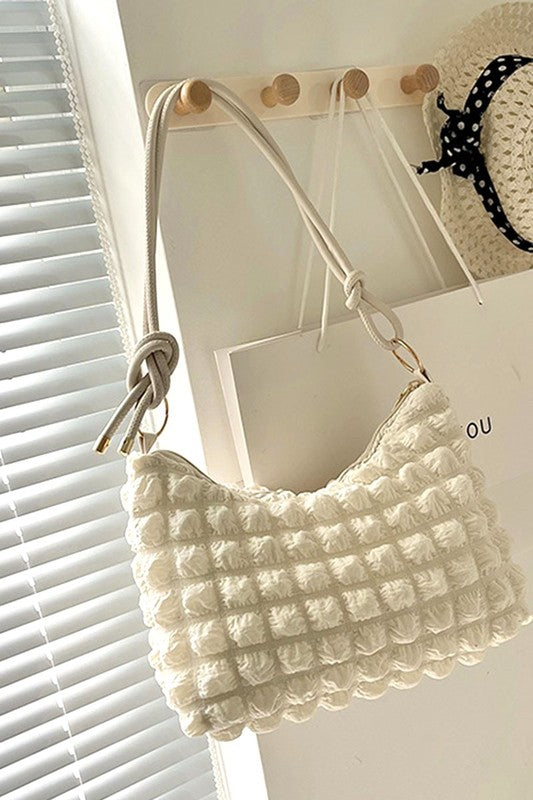 Ivory Cloud Puff Crossbody