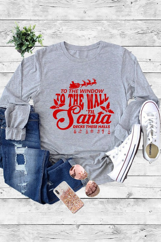 Window & Wall Christmas Graphic Tee