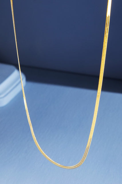 18k Gold Filled Snake Necklace