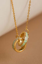 18K Plated Eternal Link Necklace-Market Grey Boutique