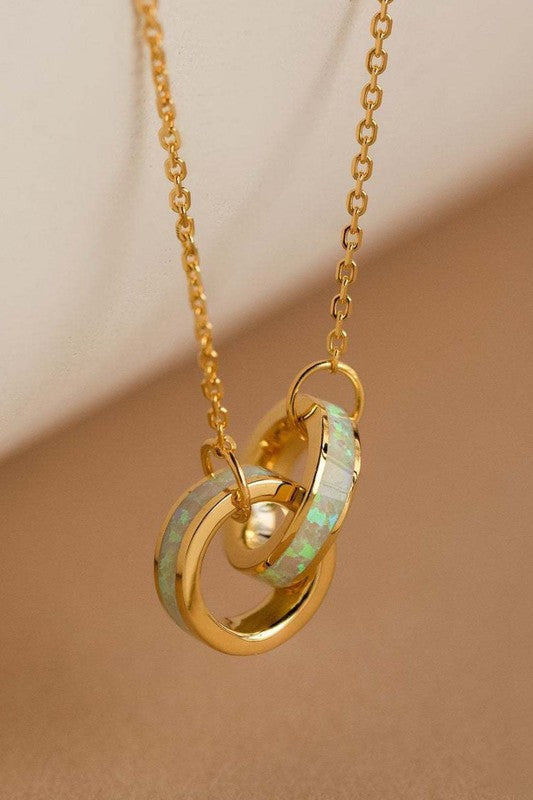 18K Plated Eternal Link Necklace