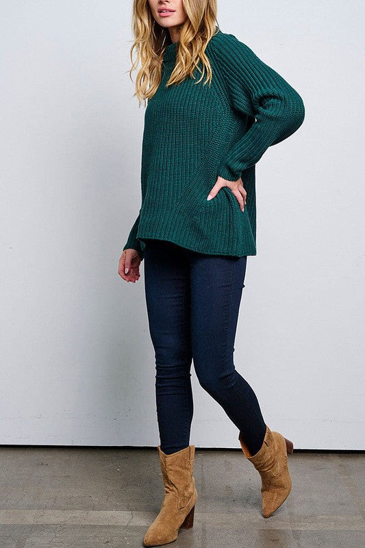 EMERALD PERFECT PULLOVER SWEATER