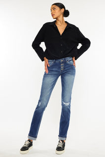 KC Eternity MidRise Slim Straight Denim (Bestseller!)